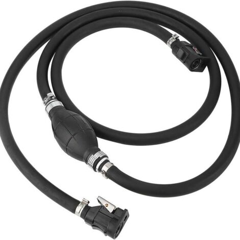 Tuyau d'alimentation en carburant marin 3/8 po 7 pi avec pompe à bille (1/5)