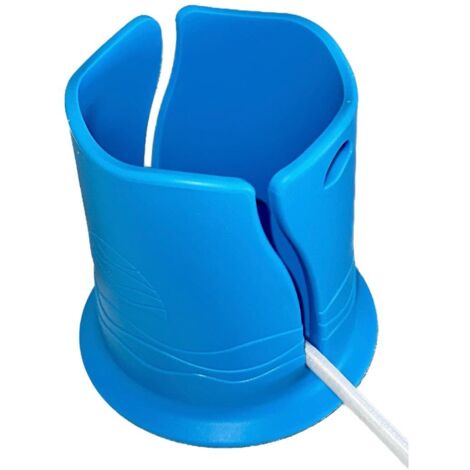 Porte-gobelet/manchon pour bouteille d'eau en forme de planche de surf bleue (1/5)