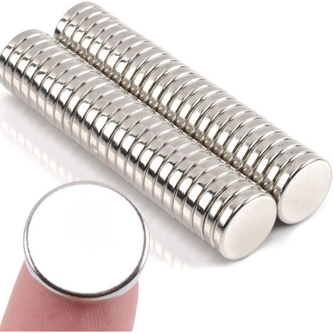 Disque magnétique en terres rares ultra-puissant, 20 x 3 mm, aimant néodyme permanent puissant pour l'artisanat, le bricolage et les modèles scientifiques. (1/5)