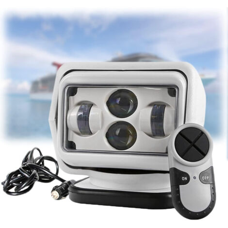 Projecteur LED Dragon Edition 60 W avec télécommande pour yachts et éclairage de travail tout-terrain, blanc haut (1/5)
