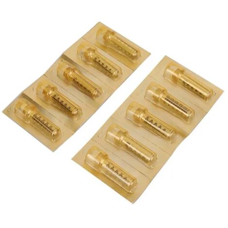 Dispositif jetable sans aiguille pour le traitement des poches et des rides des yeux, lot de 10, tête d'ampoule de 0,5 ml. (1/5)