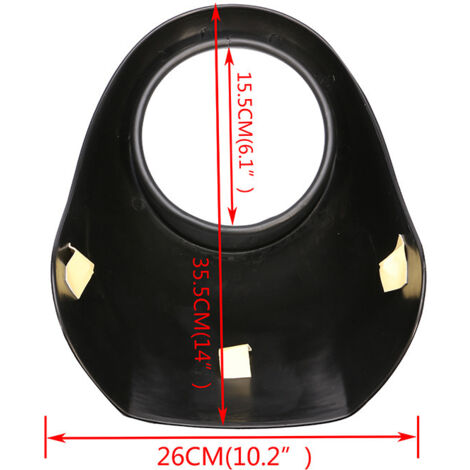 Accessoires moto pour Harley-Davidson 883 XL1200 : cache-phare, carénage et diffuseur. (1/3)