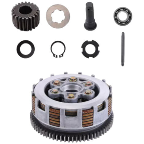 Ensemble d'embrayage de moto compatible avec Tornado 250cc, embrayage à 6 disques et 6 piliers. (1/3)