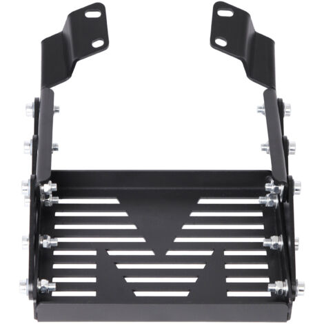 Compatible avec les motos Y15 : porte-bagages arrière coulissant et mobile de type M, support de top-case télescopique, porte-bagages arrière mobile noir (1/5)