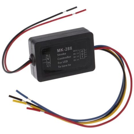 Contrôleur de clignotants Mustang, contrôleur séquentiel à LED à trois niveaux de clignotement, applicable aux clignotants Mustang MK-288 (1/5)