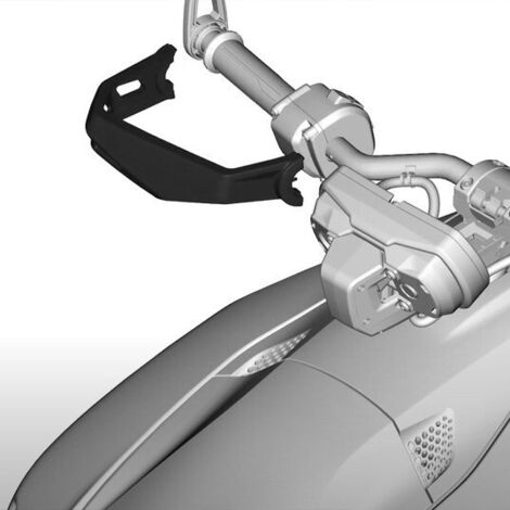 Kit de protège-mains en aluminium pour tous les modèles Bombardier Can-Am Ryke 600 et 900 (1/5)