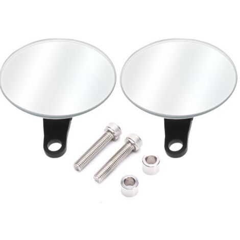 Mini rétroviseur rond pour motos Yamaha T700 MT-09 MT07, adapté à la décoration de guidon de moto modifiée. (1/2)