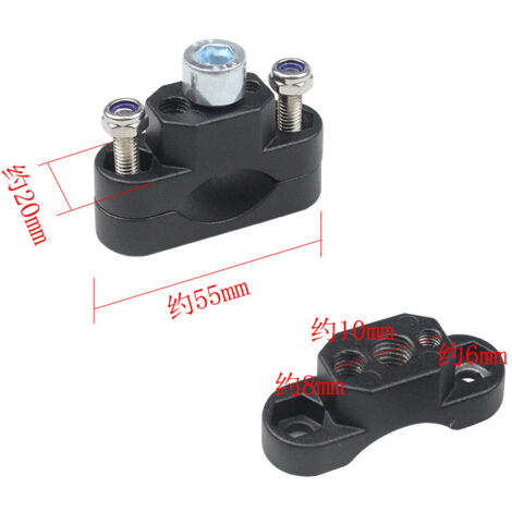 Support de rétroviseur de moto multifonctionnel, tige d'extension, support de rétroviseur de recul pour véhicule électrique, support de barre transversale, tige de projecteur, produit très populaire (1/5)