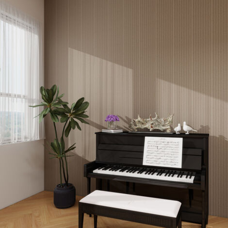Panel revestimiento pared 3D relieve interior decorativo poliestireno Calora Soft Line Silt 270x25x1.3 cm (0.68 m²/ud). Caja 3uds (2,04 m²/caja)