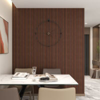 Panel revestimiento pared 270x12.2x1.2 cm alistonado efecto madera poliestireno Calora Mid Line Dark (0.33 m²)