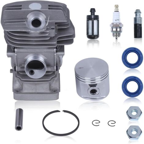 Kompatibel mit STIHL MS291 Kettensäge Zylinder- und Kolbenbausatz, 47 mm Bohrung, Originalteilenummer 11410201206, Motorüberholungssatz, Teile zur Leistungssteigerung.