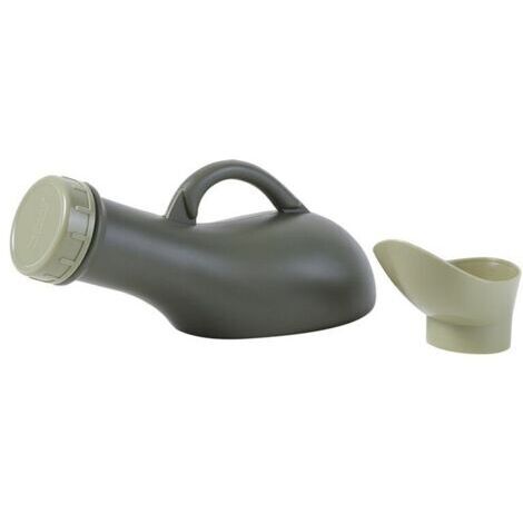 Tragbares Unisex-Urinal für Männer und Frauen: Pistolenurinal mit Griff, Flaschenverschluss, Urinal zum Wasserlassen, Autourinal für Reisen, Anti-Reflux-Urinal aus Kunststoff für das Bett, Campingnach