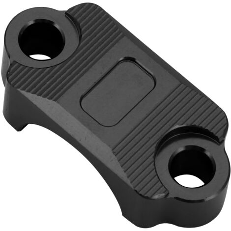 CNC-Press-/Klemmcode für Motorradlenkermodifikationen, schwarze Aluminiumlegierung, 22 mm Durchmesser, kompatibel mit Yamaha/Kawasaki und anderen Marken von Kupplungs- und Bremszugbefestigungscodes. (1/5)