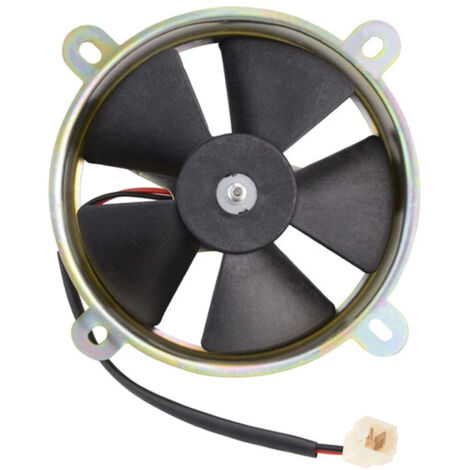 Das universelle Kühlerlüfter-Kit der GY6-Serie umfasst eine Metallhalterung, einen 12-V-5-Blatt-Elektrolüfter und ist mit Wasserkühlsystemen für Karts und ATVs kompatibel. (1/5)