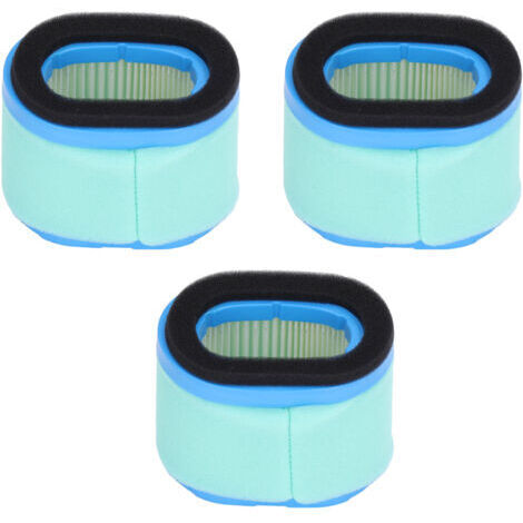 3-teiliges Luftfilterset, kompatibel mit B&S 498596 für Rasenmäher, OEM-Ersatz 697029 690610 273356