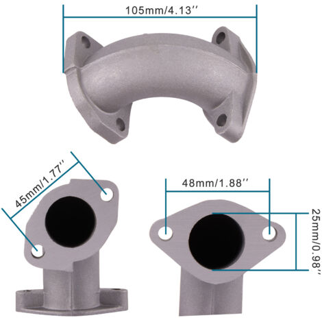 Geländemotorräder und vierrädrige Motorräder, die mit Vergasern mit 25 mm Innendurchmesser, Ansaugkrümmern und verstärkten Hochleistungs-Aluminiumlegierungsdichtungen ausgestattet sind, kompatibel mit (1/5)