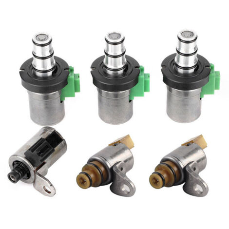 6-teiliges Set Getriebemagnetventile, passend für FORD Focus 1998-16 4-Gang Frontantrieb 1,8 l 2,0 l 4F27-E