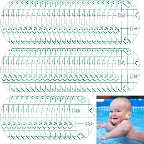 Packung mit 60 wasserfesten Ohrstöpseln für Kinder, transparente, ultradünne Ohrabdeckungen, Schutz beim Duschen und Schwimmen, Einweg-Ohrabdeckungen zum Surfen und Schnorcheln (1/5)