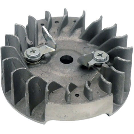 Kompatibel mit der Husqvarna 450 445 Kettensäge Schwungrad/Magnetbaugruppe, Magnetrotor, Lüfterstarterzahnkranz, Motorteilen. (1/4)