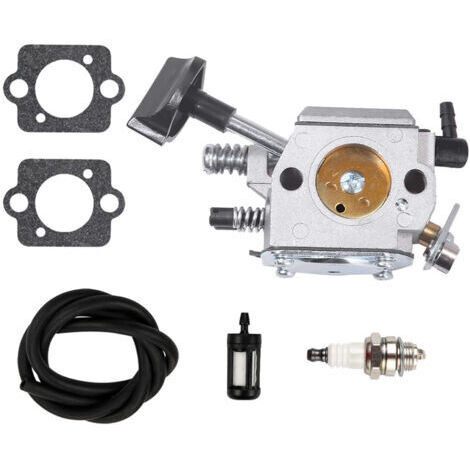 Kraftstofffilterleitung mit Zündkerzensatz für Stihl SR320, SR340, SR380, SR400, SR420, BR320, BR340, BR380, BR400, BR420 (1/4)