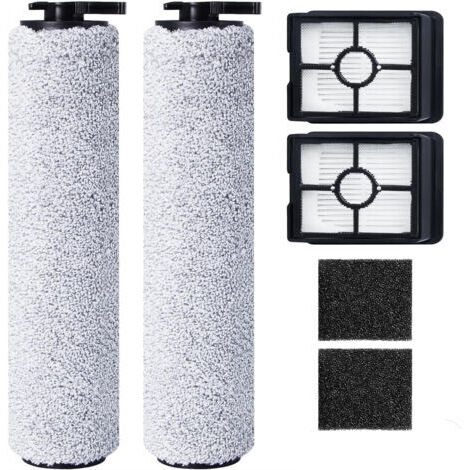 Ersatzbürstenwalze und HEPA-Filter für den kabellosen Stielstaubsauger BISSELL CrossWave HF3 (3649A), 2 Bürstenwalzen + 2 HEPA-Filter + 2 Filterschwämme (1/5)