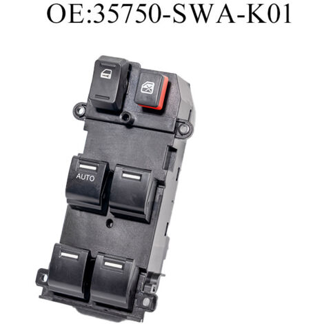 35750-SWA-K01 ist ein 22-poliger Fensterheberschalter für Honda Civic Fahrzeuge. (1/4)