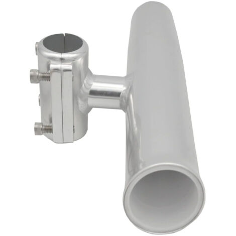 Angelrutenhalter aus Aluminium, Einzelrohrklemme, Angelrutenhalter, Halter für Angelboote, Zubehör für Schiffs- und Bootsausrüstung, 1 Zoll. (1/3)