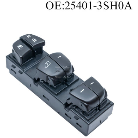 Die Teilenummer 25401-3SH0A ist für elektrische Fensterheberschalter des Nissan Teana geeignet. (25401-3TA5A) (1/4)
