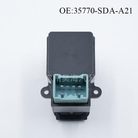 35770-SDA-A21 ist ein Schalter zur Steuerung des hinteren Fensters eines Honda Accord oder Odyssey der 7. Generation. (1/4)