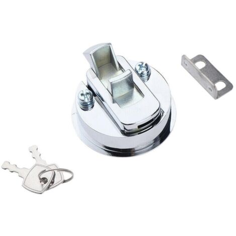 Bodenschloss aus Zinklegierung für den Marinebereich mit Schlüssel, Deckverriegelungsring, Hardware-Zubehör für Wohnmobile, Boote und Yachten (1/3)
