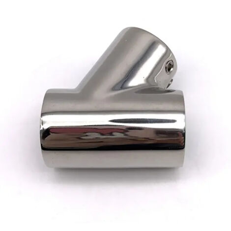 60-Grad-T-Stück, 25 mm Edelstahl 316, hochglanzpoliert, 3 mm verdickt, Hardware-Fittings, Rohrverbindungsstücke, Verbinder, nicht richtungsgebunden. (1/3)