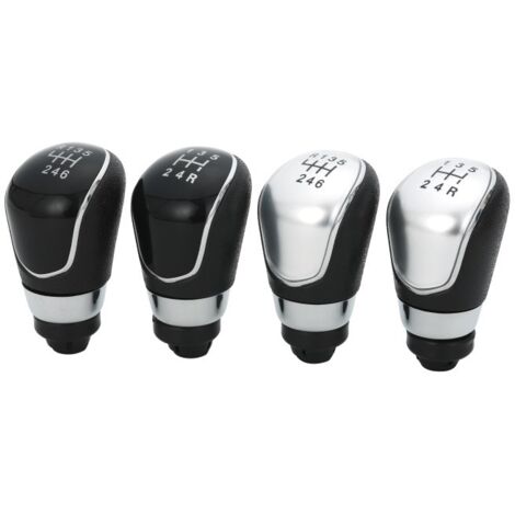 Passend für den Ford Focus Schaltknauf mit Schaltgetriebe, schwarzer 6-Gang-Schalthebel, ein Set. (1/4)