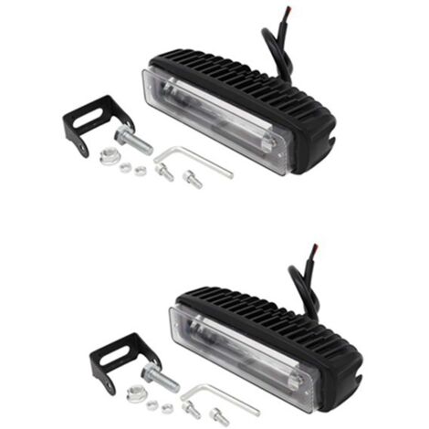 Set, Farbe: Schwarz, Material: Edelstahl, 1 Satz LED-Signal- und Sicherheitsleuchten für Gabelstapler-Arbeitsbereiche. (1/5)