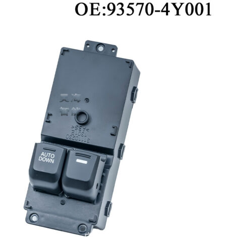Die Teilenummer 93570-4Y001 ist für den Fensterheberschalter vorne links eines Kia K2 Rio geeignet. (1/4)