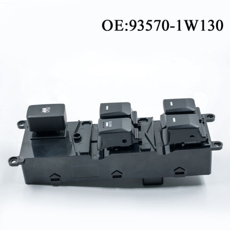 Die Teilenummer 93570-1W130 eignet sich sowohl für den Hauptschalter des elektrischen Fensterhebers bei Kia-Fahrzeugen als auch für den Bedienknopf des elektrischen Fensterhebers. (1/4)