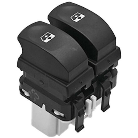 Die Referenznummer 8200214943 bezieht sich auf den Fensterheber-Druckknopf von Renault Clio III Fahrzeugen, die zwischen 2005 und 2019 hergestellt wurden. (1/4)