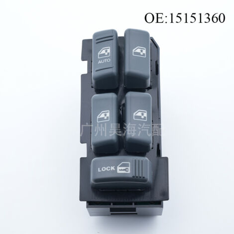 Teilenummer 15151360 passend für GM 192446 Fensterheberschalter für Chevrolet 95-99. (1/4)