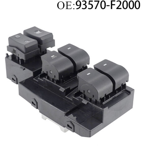 93570-F2000 ist ein Fensterheberschalter für Hyundai Elantra Fahrzeuge der Baujahre 17-20. (1/4)