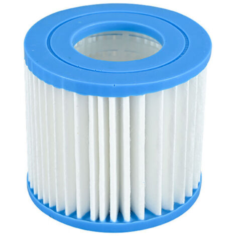 SHINING HOUSE Spa-Filter Typ D, 4-teilige Schwimmbad-Filterkartusche, ersetzt Bestway VII und Intex D, Filterkartusche für Sommerwellen