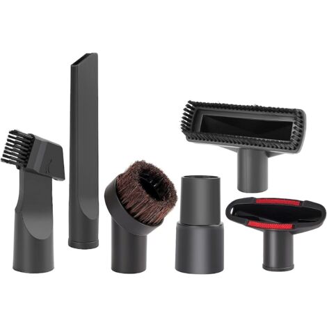 SHINING HOUSE Above Zero 6-teiliges Staubsauger-Zubehör, passend für Staubsauger Kaliber 32 mm und 35 mm, für Kärcher, Rowenta, Hoover, Xoiture, Bosch, Miele Staubsaugerdüse