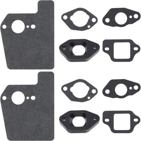 SHINING HOUSE 2-teiliges Vergaser-Isolator-Dichtungsset, kompatibel mit Honda GCV160 GCV160A GCV160LA GCV160LAO GCV160LE Rasenmäher-Motorteilen