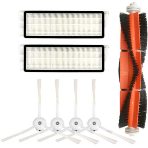 Ersatzteile-Set für Roboterstaubsauger Hauptbürste und HEPA-Filter Kompatibel mit Xiaomi Modellen S50 S51 S55 S5 Xiaowa Mi Mijia E25 C10 - AUTRES