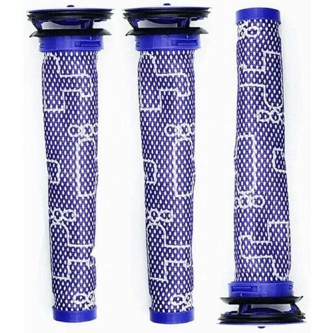 Ulisem Set mit 3 Kombi-Filtern, kompatibel mit Dyson V6 V7 V8 DC58 DC59 DC61 DC62 DC74 Serie Vormotorfilter-Staubsauger, Ersatzzubehör Vormotorfilter