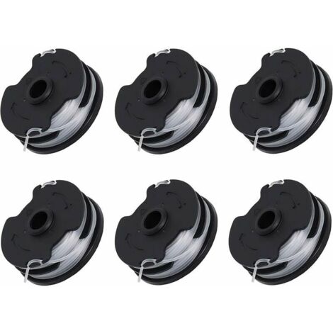 Satz Ersatzspulen für Akkudebroussailleuse Parkside PRTA 20-Li C3 IAN351753, 6er-Pack
