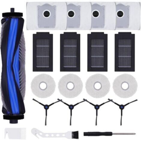Ersatzteile für Deebot T50 Pro, T50 Pro Omni Staubsauger Zubehör Set 1 Hauptbürste 4 Seitenbürsten Filter AUTRES