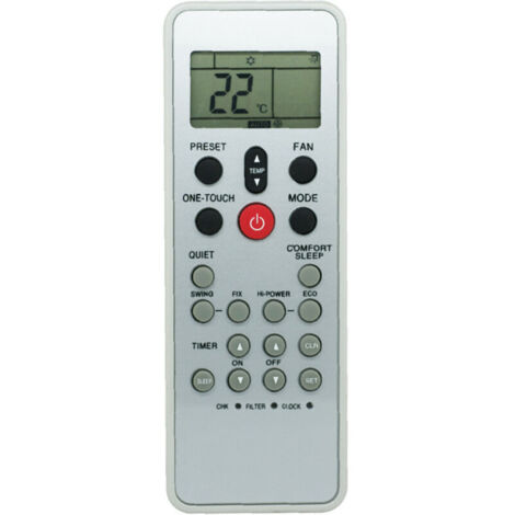 Geeignet für Universalfernbedienungen von Einzelklimaanlagen, kompatibel mit Toshiba-Modellen WC-L03SE, WH-L03SE und anderen.