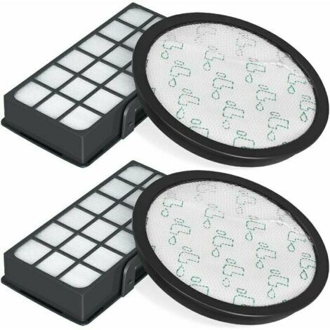 2x HEPA-Filtersatz Kompatibel mit Rowenta Silence Force ZR903701, Hochleistungsaustauschfilter für RO7647EA-RO7681EA