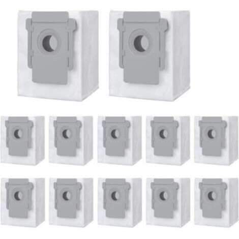 Ersatz-Staubsaugerbeutel-Set, 12er Pack, für i7, i7 Plus, E5, E6, E7, S9 und S9+ Modellen, Kompatibel mit gängigen Staubsaugern - AUTRES