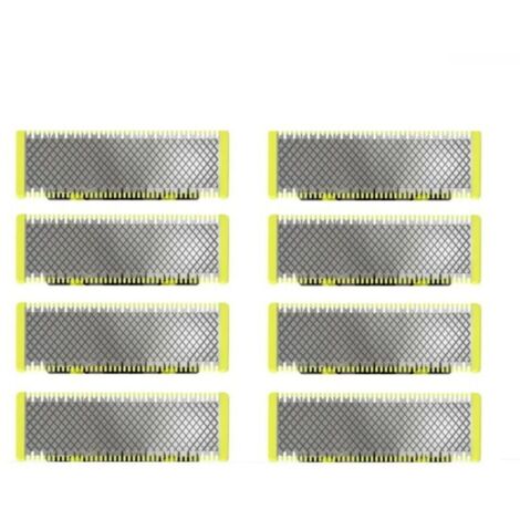 Kompatibel mit OneBlade – Ersatzklingen für den OneBlade Elektrorasierer/Trimmer, aus robustem Edelstahl, zum Trimmen, Stylen und Rasieren, 8er-Packung