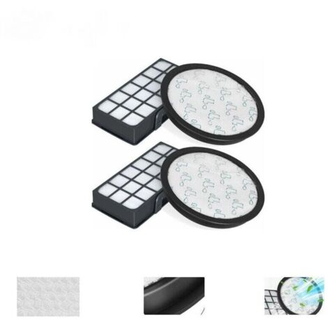 Set von 2 HEPA-Filtern für Rowenta Staubsauger Silence Force Cyclonic (RO76xx), Ersatzteile ZR903701